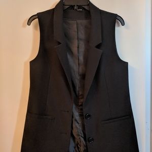 Long Black Vest